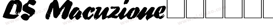 DS Macuzione字体转换